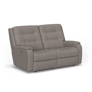 Arlo Fabric Power Reclining Loveseat with Power Headrests & Lumbar