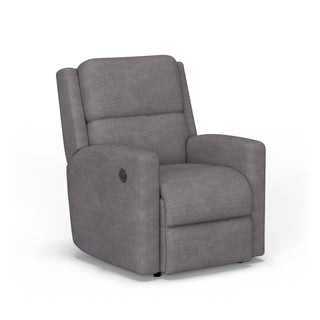 Chip Fabric Power Rocking Recliner