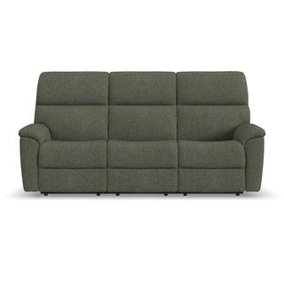 Porter Fabric Power Reclining Sofa with Console, Power Headrest, & Lumbar