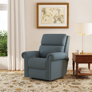 Bernard Fabric Power Recliner with Power Headrest & Lumbar