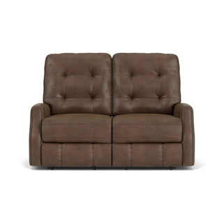 Devon Fabric Reclining Loveseat