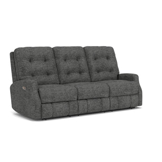 Devon Fabric Power Reclining Sofa with Power Headrests