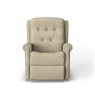 Minnie Fabric Power Rocking Recliner with Power Headrest