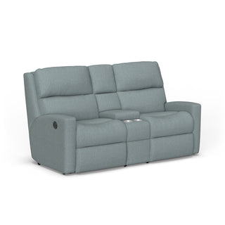 Catalina Fabric Power Reclining Loveseat with Console