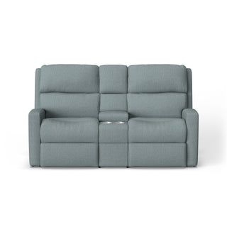 Catalina Fabric Power Reclining Loveseat with Console