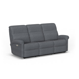 Davis Fabric Power Reclining Sofa with Power Headrests