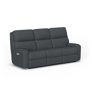 Rio Fabric Power Reclining Sofa with Power Headrests
