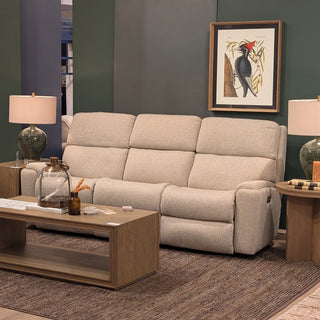 Rio Fabric Power Reclining Sofa with Power Headrests