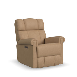 Classic Leather Power Gliding Recliner with Power Headrest & Lumbar