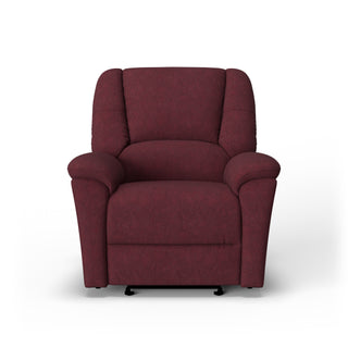 Plush Leather Power Gliding Recliner with Power Headrest & Lumbar