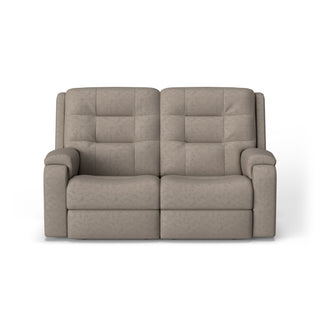 Arlo Leather Power Reclining Loveseat with Power Headrests