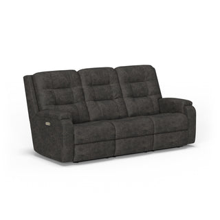 Arlo Leather Power Reclining Sofa with Power Headrests