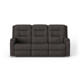 Arlo Leather Power Reclining Sofa with Power Headrests & Lumbar