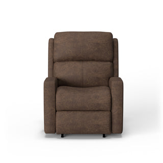 Catalina Leather Power Rocking Recliner with Power Headrest
