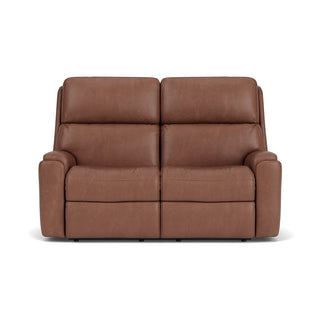 Rio Leather Reclining Loveseat