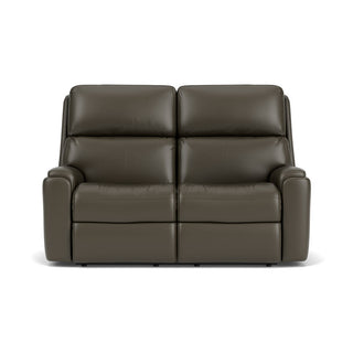 Rio Leather Reclining Loveseat