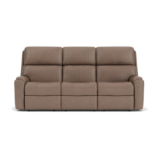 Rio Leather Power Reclining Sofa with Power Headrests