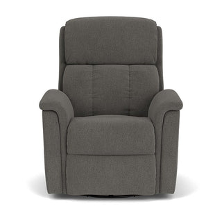 Luna Fabric Swivel Gliding Recliner