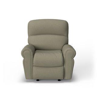 Langston Fabric Power Rocking Recliner with Power Headrest
