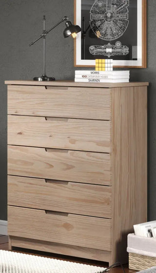 BIG Five Drawer Chest - Sandstone
