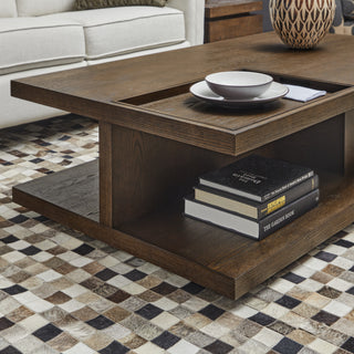 Athens Rectangular Coffee Table with Casters