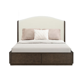 Athens Queen Upholstered Storage Bed