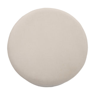 Lyra Fabric Pouf Ottoman 22" W
