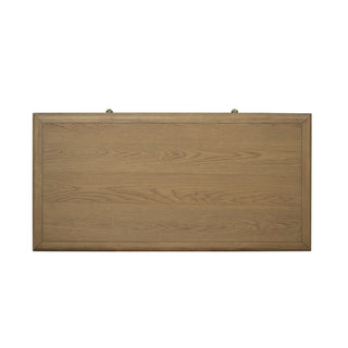 Reed Rectangular Coffee Table with Casters
