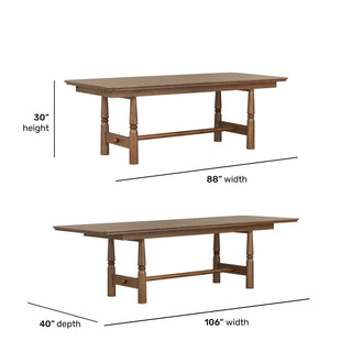 Azalea Rectangular Dining Table