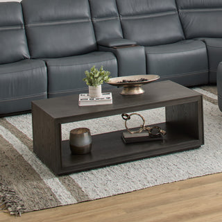 Waterfall Rectangular Coffee Table with Casters (W1027-0311)