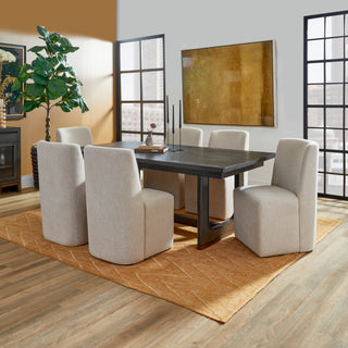 Waterfall Pair of Upholstered Dining Chairs