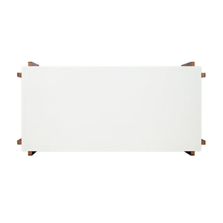 Lincoln Rectangular Coffee Table with Casters