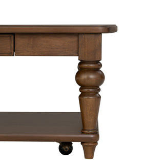 Bellevue Rectangular Coffee Table with Casters
