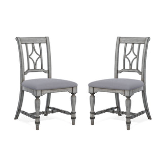 Plymouth Pair of Armless Dining Chairs 22" W
