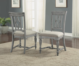 Plymouth Pair of Armless Dining Chairs 22" W