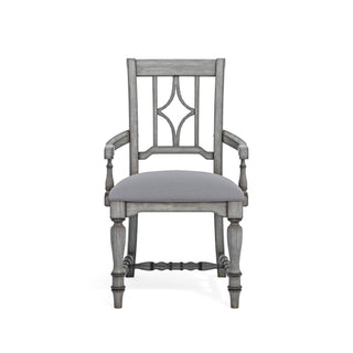 Plymouth Pair of Upholstered Arm Dining Chairs