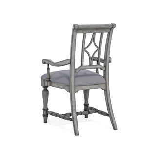 Plymouth Pair of Upholstered Arm Dining Chairs
