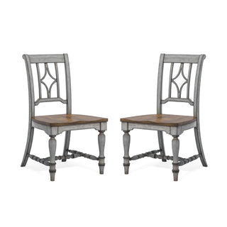 Plymouth Pair of Armless Dining Chairs 22" W