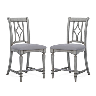 Plymouth Pair of Armless Dining Chairs 21" W