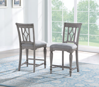 Plymouth Pair of Armless Dining Chairs 21" W