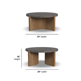 Eclipse Round Coffee table (W1488-034)