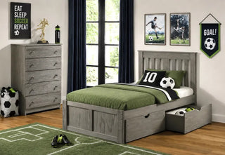 York Under Bed Storage Chests in Gray